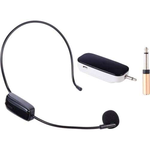1 Set Head-mounted Microphone Wireless Loudspeaker Microphone Portable Amplifier