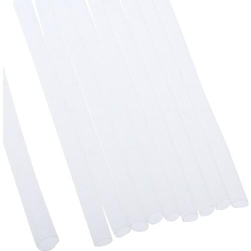 10 Pieces Heat Shrink Sleeve Wrap Tubing for Fishing Rod Length 3.93inch 6mm