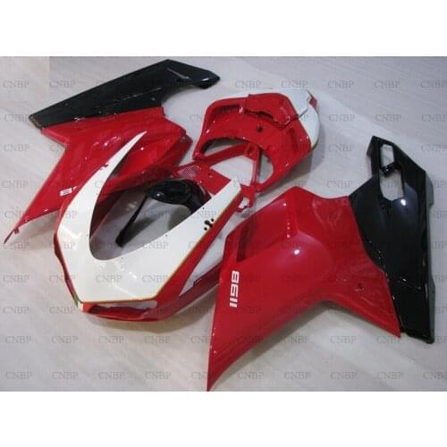 1198 2007 - 2011 Abs Fairing 848 2010 Fairings 1198 2007 Black White Red Plastic Fairings