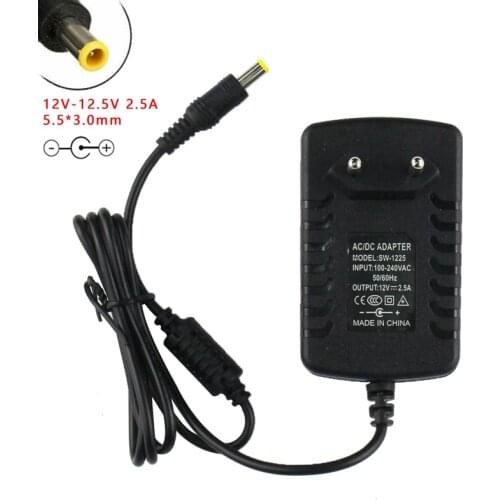 12V-12.5V 2.5A 5.5*3.0mm with pin AC/DC Adapter for Sony SRS X5 Portable NFC Bluetooth Wireless Speaker Replacement Power Cord