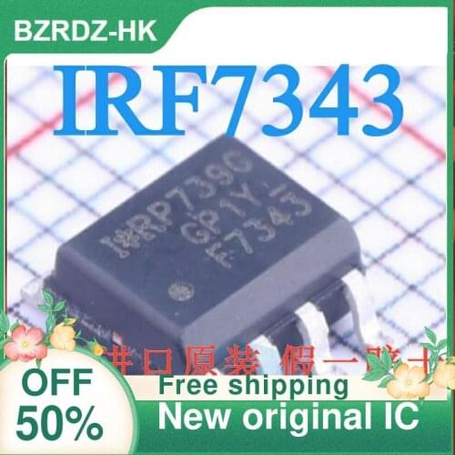 2-10PCS/lot F7343 IRF7343TRPBF SOP8 MOS New original IC