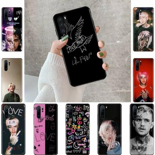 Lil peep Hellboy Love album black Phone Case For Huawei Y5 Y6 II Y7 Y9 PRIME 2018 2019 NOVA3E P20 PRO P10 Honor 10