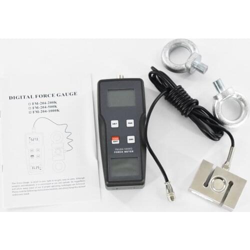 FM-204-1000K Digital Pull and push Force Gauge used in electronics,building hardware,textile,auto parts