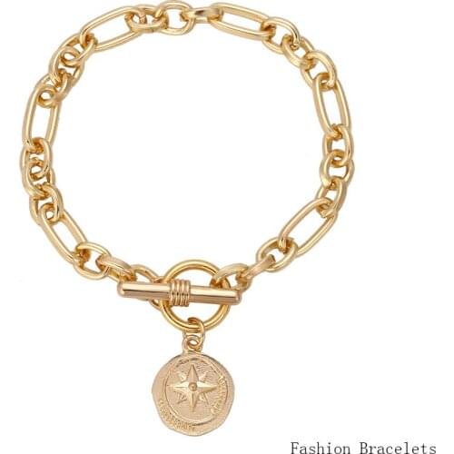 Золотые браслеты FOREVERLOVER JEWELS China At AliExpress