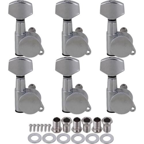 Chrome Auto lock Electric Acoustic Guitar Machine Heads 6R