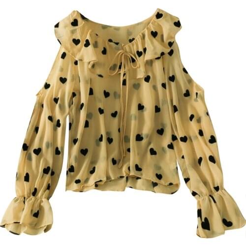 Женские рубашки с рюшами Izmestyeva China At AliExpress