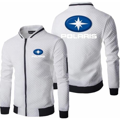 2021 New Spring Autumn Mens Polaris Logo Jacket Long Sleeve Sportswear Casual Zipper Hoody Male Sweatshirts Tops