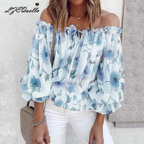 Блузки с открытыми плечами LZEQuella China At AliExpress