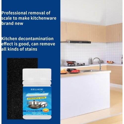 Stainless Steel Kitchenware Clean Stains Rust Metal Polish Remove Oil Stains Household Cleaning Chemicals Oily Abrasive Powder