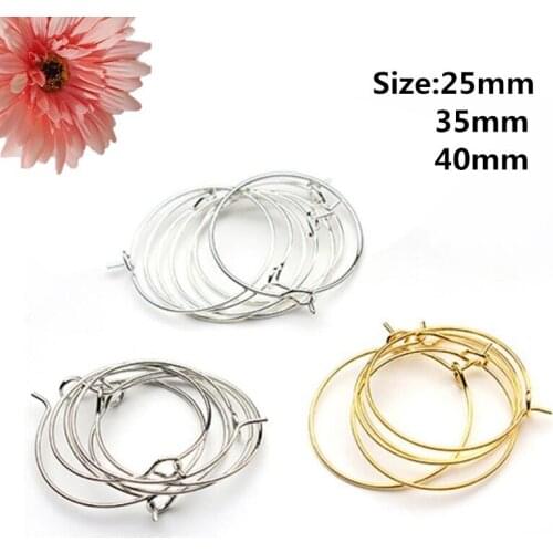 Wholesale 500pcs Bohemian Big Circle Earring Bijoux For Women Diy Earrings Making Jewelry Findings Wedding Party Gift Ohrringe
