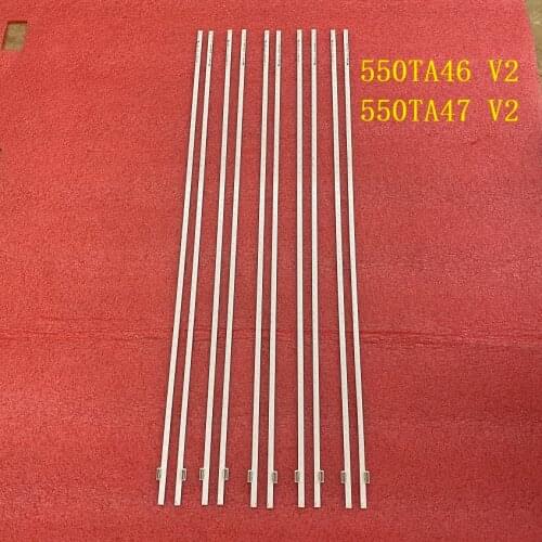 5set=10pcs LED Backlight strip For SONY KDL-55W829B KDL-55W828B KDL55-W800B KDL-55W805B 550TA46 550TA47 74.55T20.001-0-FC1