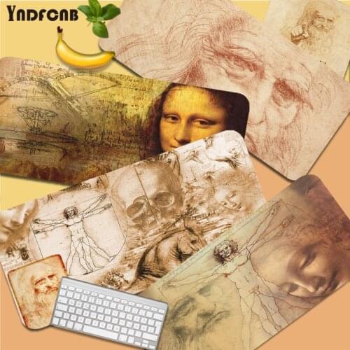Mona Lisa By Leonardo Da Vinci Cool Rubber PC Computer Gaming Mousepad Size For Mouse Pad Keyboard Deak Mat For Cs Go LOL