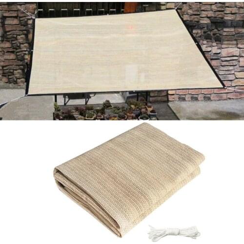 Sun Shade Shade Cloth Taped Edge With Grommet UV-Resistant Sunblock Cloths For Garden Patio Balcony Flowers Plants Dropshipping