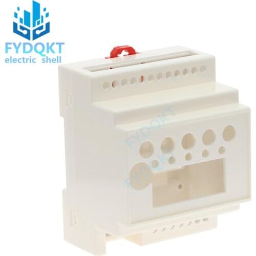 Brand new DIN 35-Rail PLC monitor Case Fire Standard Rail Shell 4-42 Fuel Resistance 88X72X59MM Junction Box