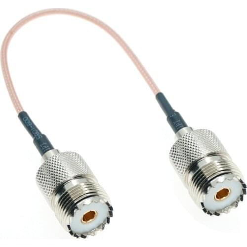 UHF Female to UHF Female SO239 Jack Connector Adapter Rf Pigtail Coaxial Rg316 Jumper coax Extension cable