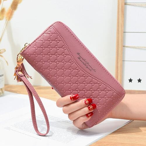 Women Wallets Hasp Lady Purses Handbags Brand Design Woman Moneybags Coin Purse ID Cards Holder Clutch Female Long Wallet Bags