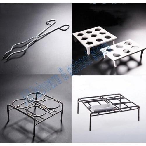1Pcs Crucible Clamp Pliers Holder Crucible Frame Support Crucible Tongs for School Lab Experiment