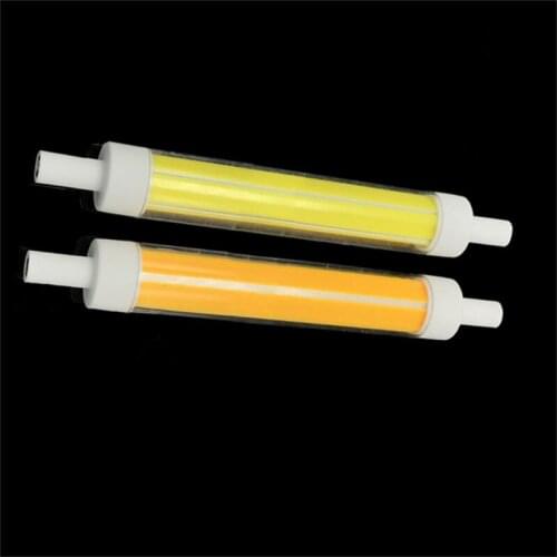 10pcs LED COB R7S 18W Dimmable J118 118mm lamp bulb Fan NO noise replace halogen floodlight AC220V 240V Warm/Cool White LED lamp