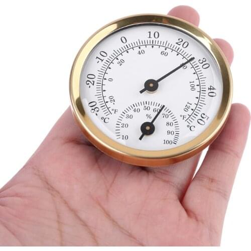 Indoor Analog Thermometer Hygrometer Humidity Temperature Gauge 58mm