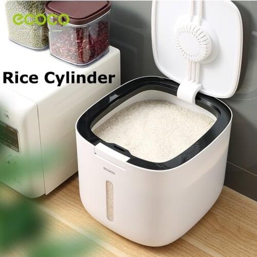 Rice storage box 5L insect proof and moisture proof sealed rice barrel grain dog food household rice storage box