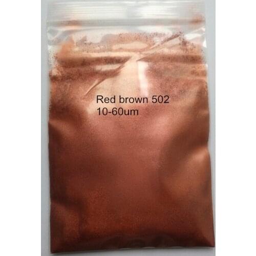 Red brown Pearl pigment, pearlescent pigment , mica pearl powder