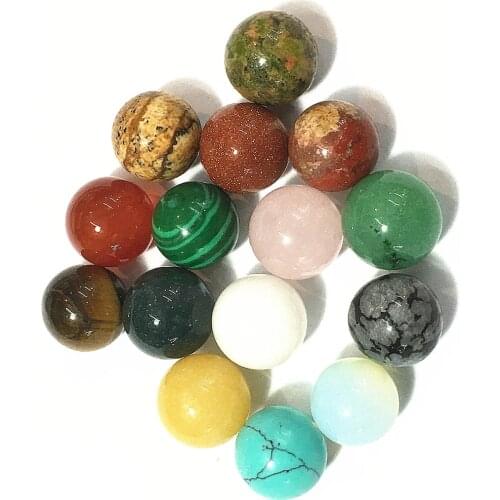 2018 New!Fashion Natural Stone & Synthetic Stone Round Ball Beads 10~11mm No Hole Bead For Jewelry Making 100pcs Free Shipping
