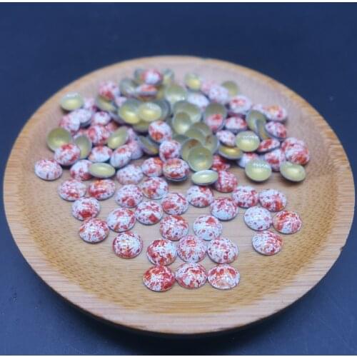 Round Studs Hot-Fix Rhinestones Metal Rhinestone Crafts Shoes Jewellery 5MM Color Beads Punk Studs Shoe Decoration Accessories