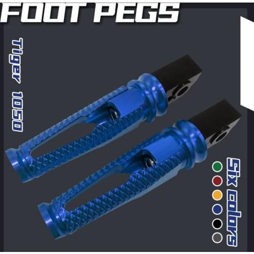Motorcycle CNC Foot Pegs Rests Footrest Footpeg Pedals for Sprint ST 1050 GT 1050 Tiger 1050 Tiger 1050 SE Tiger 1050 Sport