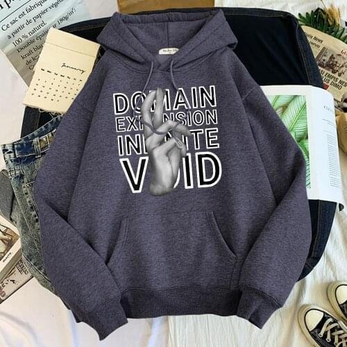 Jujutsu Kaisen Anime Men Hooded Sweatshirt Autumn Fleece Warm Pullover For Male Casual Harajuku Clothing Oversized Sweatshirt