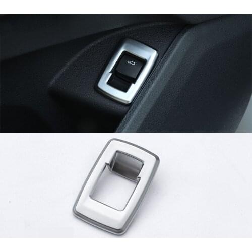 New!! ABS Chrome Rear Tail Door Switch Button Cover Trim For BMW X1 F48 2016-2019 1pc Car Stlying For BMW X2 F47 2018 2019