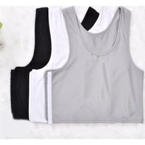 New Women Casual Breathable Buckle Short Chest Breast Binder Tops Ladies Shaper Vest Womens Intimates Tank Tops