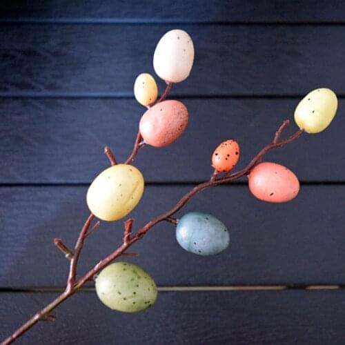 Easter Egg Tree Creative Branch With Painting Eggs Easter Egg Decoration Easter Supplies Kindergarten Vase Decor Wholesale