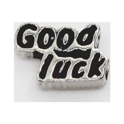 New Arrival 20pcs Gook Luck Floating Charms Living Glass Memory Floating Lockets Pendants Charms DIY Jewelry Charms