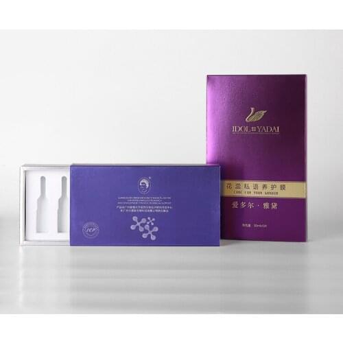 Custom packaging essential oil skin care gift box with eva insert