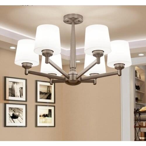 Simple European Style Modern Minimalist Living Room Ceiling Lamp Creative Glass Lighting Lamps Bedroom Dining Room Chandeliers