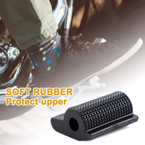 Motorcycle Lever Pedal Rubber Cover Motorcycle Pedal Shift Upper Protective Cover Anti-skid Gear Protector Universal Motor Parts