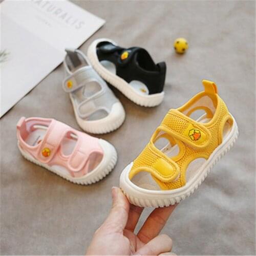 Boys Sandals Summer Kids Shoes Leather Children Beach Male Non-slip Rubber Student Sport Sneakers Casual shoes