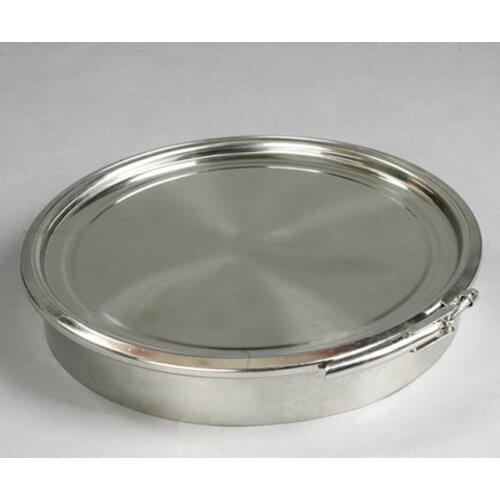Sanitary 300mm Diameter Clamp Round Brew Kettle Manhole Cover Stainless Steel 1 bar Pressure