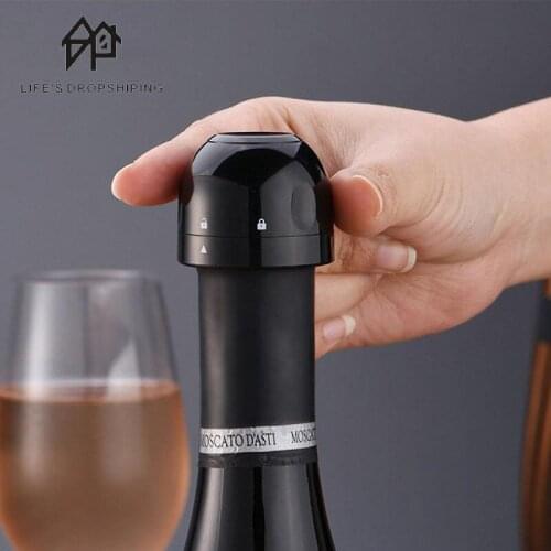 1/2pcs Silicone Vacuum Red Wine Bottle Cap Stopper Silicone Sealed Champagne Bottle Stopper Retain Freshness Stopper Bar Tools