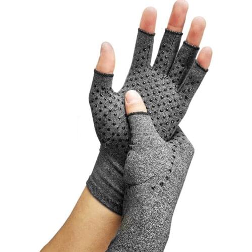 1 Pair Anti-slip Arthritis Gloves Arthritic Joint Pain Gloves Rheumatoid Wrist Massage Relief Hand Hand Gloves Pain G2A7