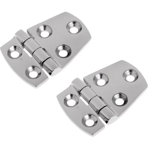 1 Pair Short Side Marine 316 Grade Stainless Steel Boat Door Hinge 57 x 38mm