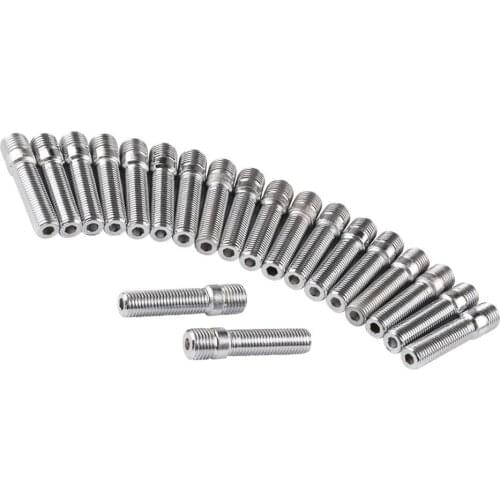 20 Pieces M14*1.5mm to M12*1.5mm 58mm Length Wheel Stud Conversion Kit