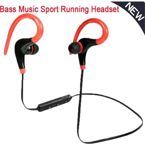 Bluetooth-compatible Sport Earphone Wireless Noise Cancelling Headset Phone Neckband Earphone With Mic For IPhone Samsung