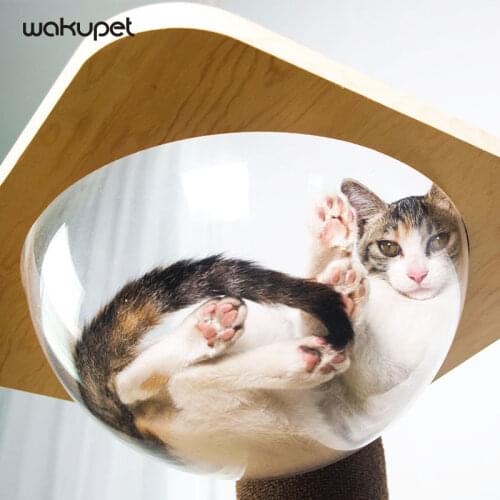 Solid Wood Cat Climbing Frame Cat Litter Small Space Capsule Cat Shelf Cat Jumping Platform Cat Scratching Post Grinding Tool