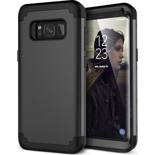 Phone Cases For Samsung Galaxy S8 Plus Note8 Case Durable PC+TPU 3 Layer Hybrid Anti-Knock Full Body Protective Case Shockproof