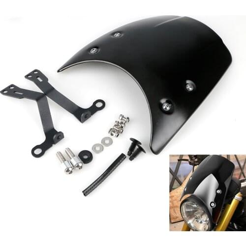 For BMW R Nine T Windshield Glass 2014 2015 2016 2017 Windshield Headlight Fairing Motorcycle Parts Accessories