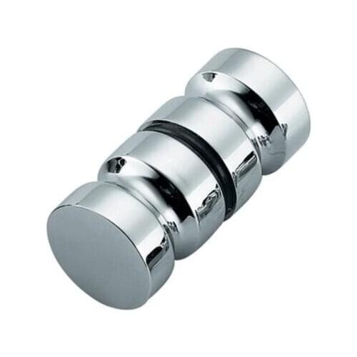 Aluminum Alloy Door Handle Single Glass Door Knob Bathroom Shower Cabinet Handle w/ Screw Home Hardware YH1611