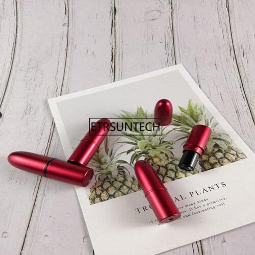 9mm Quality Red Bullet Shape Empty Lipstick Tubes Homemade Lip Balm Tube Packaging F2019
