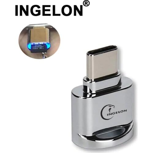 Ingelon type c micro sd Card Reader Metal OTG Adapter Memory TF Cardreader for USB C Phones usb microsd adapter Dropshipping