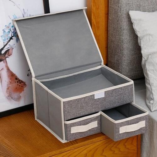 Storage Basket Sundries Storage Box Underwear Cosmetic Organizer Jewelry Scarf Socks Storage Drawer Clothing Organizers Bags